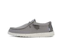 Hey Dude Wally Sport Mesh Moccasin da Uomo, Blu Navy, 48 EU