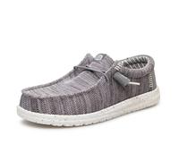 HEYDUDE Wally Stretch Sox - Scarpe Uomo Slip-On - Mocassinio, Grey, 42
