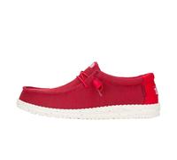 Hey Dude Wally Stretch Sox - Scarpe Uomo Slip-On - Mocassinio, Red, 41
