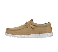 HEY DUDE WALLY WASHED CANVAS UNISEX WALNUT 43