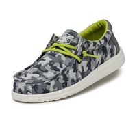 Hey Dude Wally Youth Camodino, Moccasin Bambini e ragazzi, Blu, 31 EU