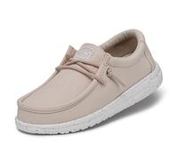 Hey Dude Wally Youth Slub Canvas, Moccasin Bambini e ragazzi, Beige (Neutro), 31 EU