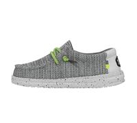 Hey Dude Wally Youth Sox, Moccasin Bambini e ragazzi, Grigio (Stone White), 32 EU