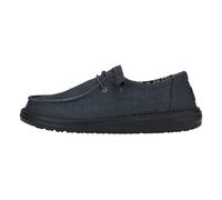 Hey Dude - Wendy Canvas - Scarpe Donna Slip-On Sneakers - Mocassini, Black/Black, 37