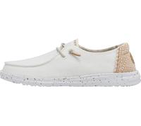 Hey Dude Wendy Chambray Moc Toe Shoes - Scarpe da Donna, Sabbia Bianca, 40 EU