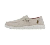 Hey Dude Wendy Chambray - Scarpe Donna Slip-On Sneakers - Mocassini, White Nut, 41