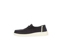 Hey Dude - Wendy Espadrille Woven - Scarpe Donna Slip-On Sneakers - Mocassini, Black, 41