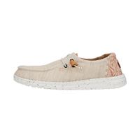 HEY DUDE WENDY HEATHERED SLUB WHITE 41