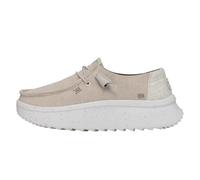 Hey Dude Wendy Peak - Mocassino in Chambray, Unisex, Crema, 36 1/3 EU