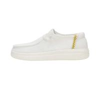 HEY DUDE WENDY RIE PERF CANVAS WHITE