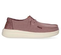 Hey Dude Wendy Rise Chambray Grid Rose Purple