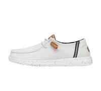 Hey Dude Wendy Washed Canvas - Scarpe Donna Slip-On Sneakers - Mocassini, White, 40