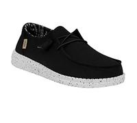 Hey Dude Wendy Wide, Mocassino Donna, Nero Odyssey, 36.5 EU Larga