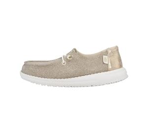 Hey Dude Wendy Y Metallic Sparkle, Moccasin, Oro, 38 EU