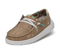 Hey Dude Wendy Youth Boho Moc Toe Shoes, Sabbia, 32 EU