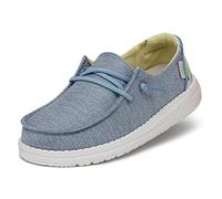 Hey Dude Wendy Youth Moc Toe Shoes, Denim Scintillante, 32 EU