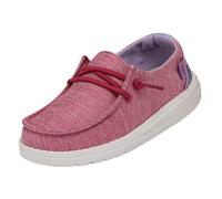 Hey Dude Wendy Youth Moc Toe Shoes, Rosa Scintillante, 33 EU