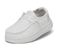 Hey Dude Wendy Youth Rise Eyelet, Scarpe Slip-On per Bambine e Ragazze (Chapel Bells, Numeric_34)