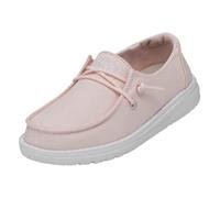 Hey Dude Wendy Youth Slub Canvas Moc Toe Shoes, Rosa., 34 EU