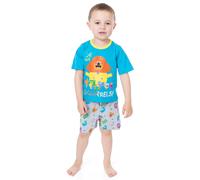 Hey Duggee Blu Character Placement & All-Over Print Pigiama a maniche corte a ga