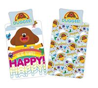 B & B Set copripiumino singolo Hey Duggee – Felice Scoiattolo reversibile 2-in-1 per bambini