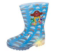 Hey Duggee Light Up Wellington Boots Bambini Stivali di gomma Ragazzi Wellingtons Ragazze Rainbow Wellys Snow Rain Shoes