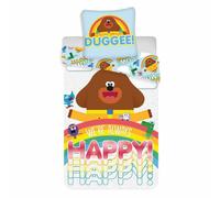 Hey Duggee Set Copripiumino Singolo 2-in-1 Design Felice Scoiattolo Bambini