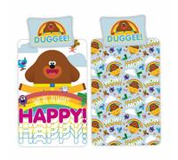 B & B Set copripiumino singolo Hey Duggee – Felice Scoiattolo reversibile 2-in-1 per bambini