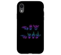 Hey Girl in ASL Lingua dei Segni Americana Custodia per iPhone XR