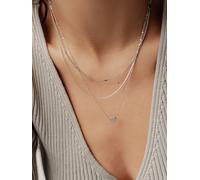 Hey Happiness Collana 'Amore' argento Donna - Abbigliamento - Occasioni - Matrimonio - Per la madre della sposa - Scarpe e accessori - Gioielli Hey Happiness Onesize