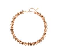 Hey Happiness Collana 'Interlocking Chain' oro rosé Donna - Abbigliamento - Occasioni - Matrimonio - Per la madre della sposa - Scarpe e accessori - Gioielli Hey Happiness Onesize