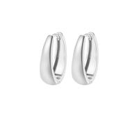 Hey Happiness Orecchini 'Bold Dome Hoop' argento Donna - Abbigliamento - Occasioni - Matrimonio - Per la madre della sposa - Scarpe e accessori - Gioielli Hey Happiness One Size