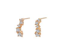 Hey Happiness Orecchini 'Celestial Sparkle' oro rosé Donna - Abbigliamento - Occasioni - Matrimonio - Per la madre della sposa - Scarpe e accessori - Gioielli Hey Happiness One Size
