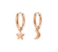 Hey Happiness Orecchini 'Lunar Glow' oro rosé Donna Hey Happiness One Size