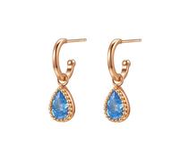 Hey Happiness Orecchini 'March Birthstone' oro rosé Donna Hey Happiness One Size