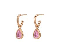 Hey Happiness Orecchini 'October Birthstone' oro rosé Donna Hey Happiness One Size