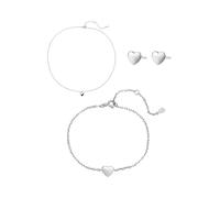 Hey Happiness Set di gioielli 'Pure Love' argento Donna Hey Happiness One Size