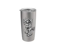 Hey Ho Lets Go Bicchiere termico in acciaio inox doppia parete