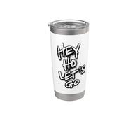Hey Ho Lets Go Bicchiere termico in acciaio inox doppia parete