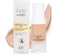 Hey Honey Trick and Treat CC Cream SPF 46, crema idratante per la correzione del colore con miele e propoli, copertura per rosacea, arrossamento e pelle matura, senza sperimentazione su animali, 30 ml