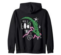 Hey, I Goat You! - Divertente Teschio di Capra Felpa con Cappuccio