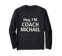 Hey I'm Coach Michael - Life Coaching, Sviluppo Personale Maglia a Manica