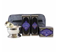 HEY JOE - Shaving Survival Kit Deluxe PRO | Pack di rasatura tra cui: olio pre-rasato, crema da barba, dopobarba, pennello da barba, ciotola e borsa regalo