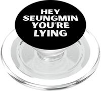 Hey Seungmin Stai mentendo Kpop Stay Hyunnie Citazione divertente PopSockets PopGrip per MagSafe