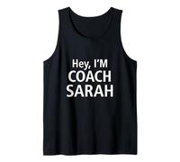 Hey Sono Coach Sarah, Coaching Vita e Sport Canotta