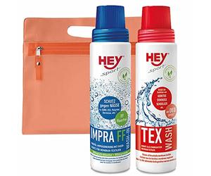 Hey Sport, Confezione doppia Tex e Impra Wash ciascuno, 500 ml