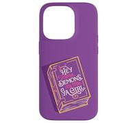 Hey There Demons, It's Me, Ya Girl Monster Romance Book Custodia per iPhone 14 Pro