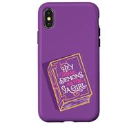Hey There Demons, It's Me, Ya Girl Monster Romance Book Custodia per iPhone X/XS