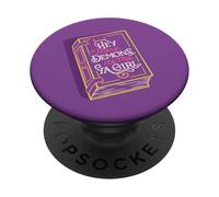 Hey There Demons, It's Me, Ya Girl Monster Romance Book PopSockets PopGrip Adesivo