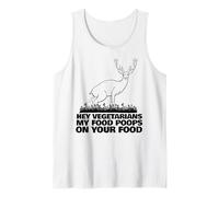 Hey Vegetariani Il Mio Cibo Fa la Cacca sul Tuo Cibo Canotta